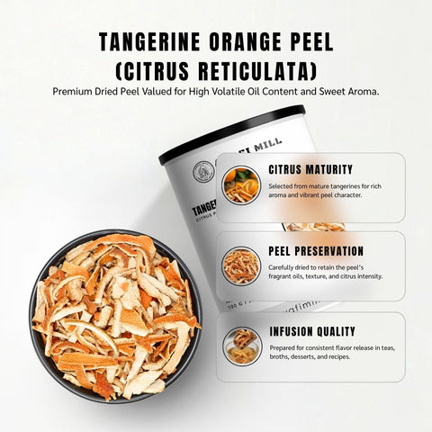 Tangerine Orange Peel (Chen Pi) - Citrus Reticulata