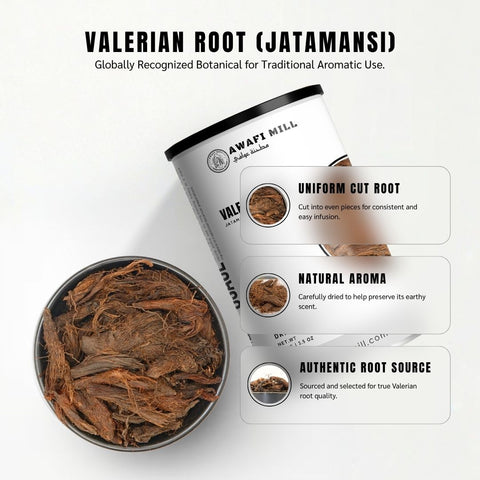 Valerian Root (Jatamansi / Tagar) - Valeriana Officinalis