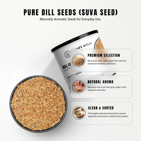 Dill Seeds (Suva / Sowa) – Anethum graveolens L.