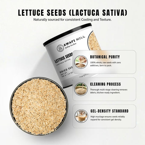 Lettuce Seeds (Tukhm-e-Kahu) – Lactuca sativa