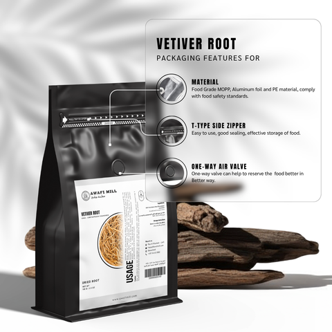 Vetiver Root | Khus Root | Vetiveria Root | Chrysopogon zizanioides