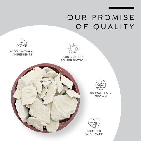 White Multani Mitti | Natural Fuller?s Earth Clay Stones