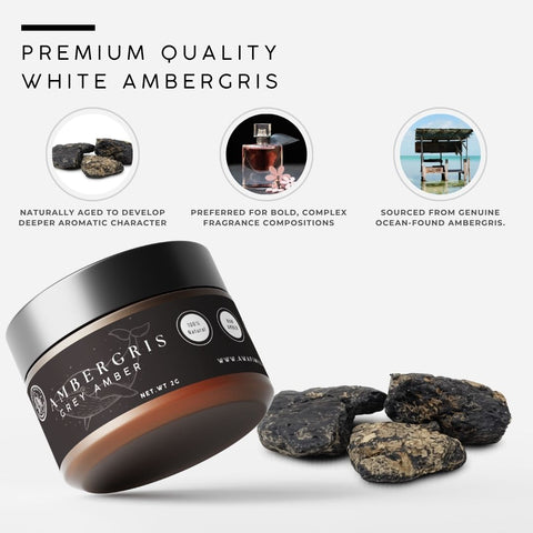 Natural Grey Ambergris | Anbar Ramadi | Aged Aromatic Material