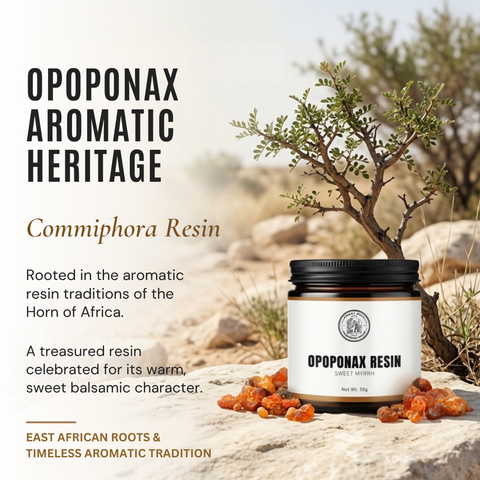 Opoponax Resin | Sweet Myrrh | Commiphora guidottii