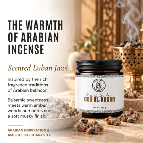 Oud Al-Anbar Scented Luban Jawi | Amber, Oud & Musk
