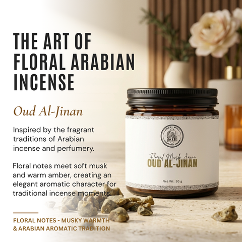 Oud Al-Jinan Scented Luban Jawi | Floral Musk & Amber