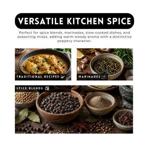 Cubeb Pepper |  Kabab Chini |  Kababa | Piper cubeba