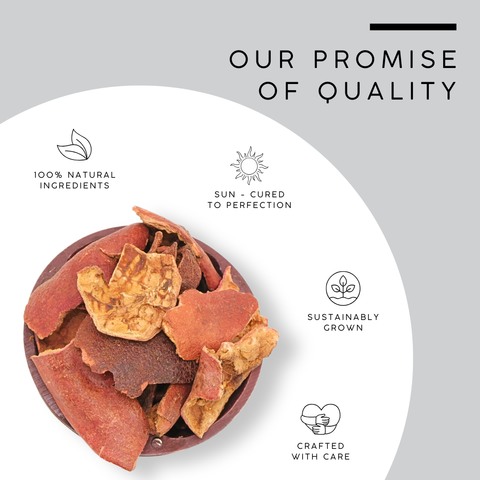 Pomegranate Peel | Natural Sun-Dried Rind