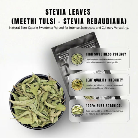 Stevia Leaves (Meethi Tulsi) - Stevia Rebaudiana