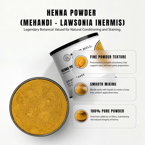 Henna Leaf Powder – Mehndi / Hinna – Lawsonia inermis