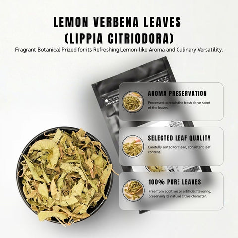 Lemon Verbena Leaves (Lippia Citriodora) - Aloysia Citrodora