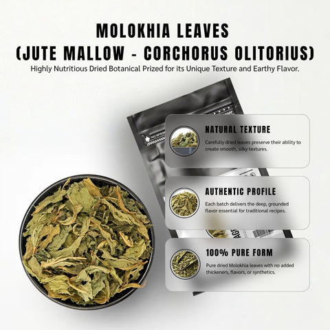 Molokhia Leaves (Jute Mallow) - Corchorus Olitorius
