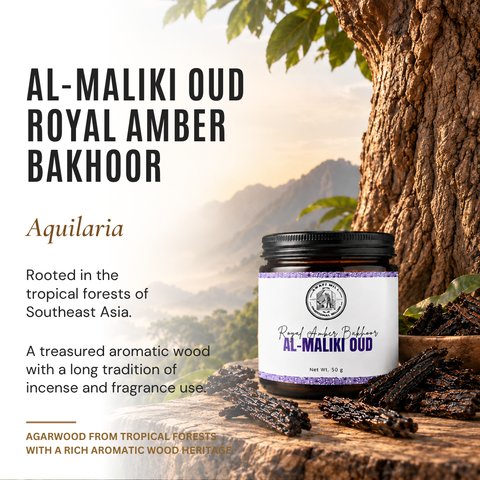 Al-Malaki Oud | Royal Amber & Dark Resin Bakhoor