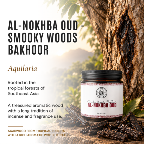Al-Nokhba Oud | Smoky Woods & Clean Musk Bakhoor