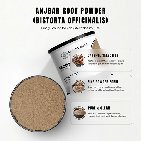 Anjbar Root Powder - Polygonum Viviparum