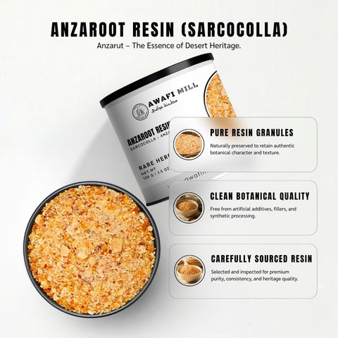 Anzaroot Resin (Sarcocolla) - Astragalus Sarcocolla