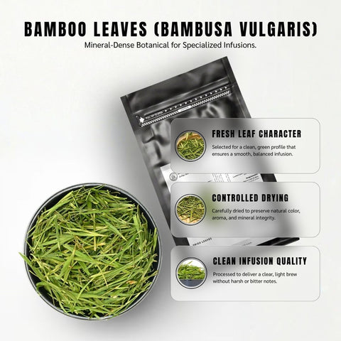 Bamboo Leaves (Dried Bamboo Tea) - Bambusa Vulgaris