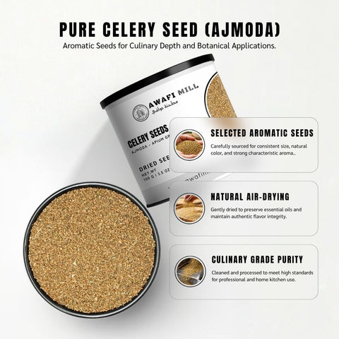 Celery Seeds (Ajmoda) – Apium graveolens