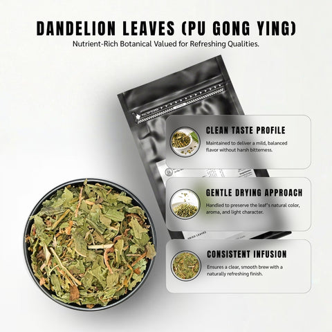 Dandelion Leaves (Pu Gong Ying) - Taraxacum Officinale