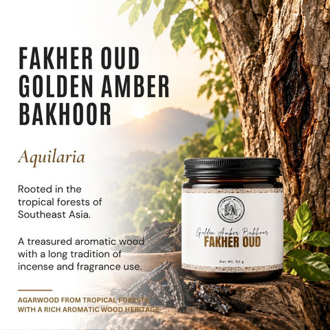 Fakher Oud | Golden Amber & Smooth Musk Bakhoor