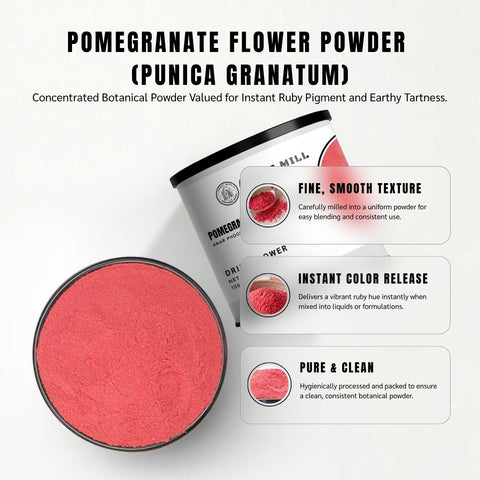 Pomegranate Flower Powder (Anar Phool Churna) - Punica Granatum