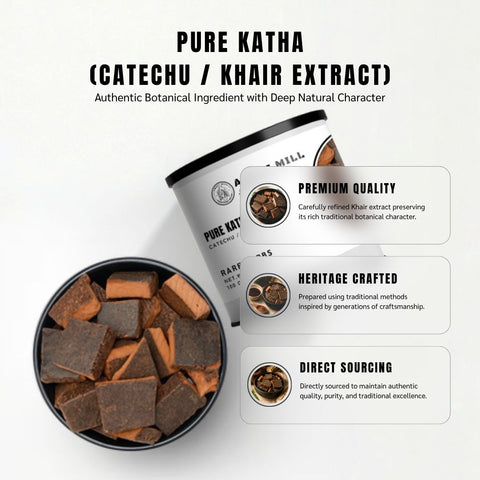 Pure Katha (Catechu Extract) - Acacia Catechu