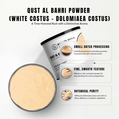 Qust Al Bahri Powder (Sea Costus) - Saussurea Lappa