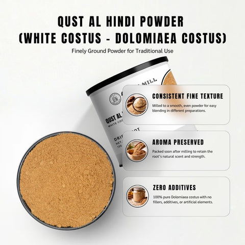 Qust Al Hindi Powder (Indian Costus) - Saussurea Lappa