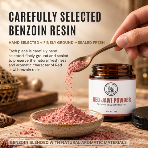 Red Jawi Powder | Jawi Ahmar Benzoin Incense Powder