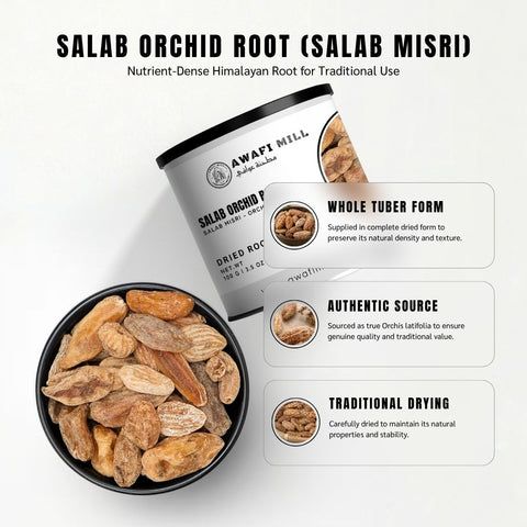 Salab Orchid Root (Salep) - Orchis Mascula