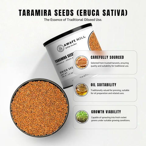 Taramira Seeds (Arugula / Rocket) – Eruca sativa