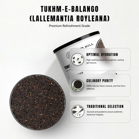 Tukhm-E-Balango (Balangu Seeds) – Lallemantia royleana
