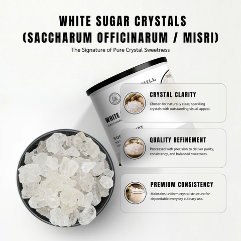White Rock Sugar |  Misri | Nabat | Crystallised Sugar