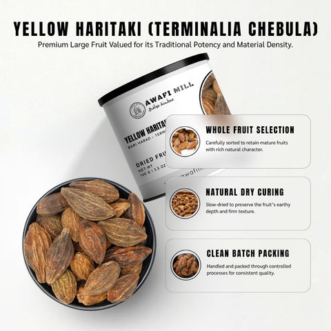 Yellow Haritaki (Bari Harad) – Terminalia Chebula