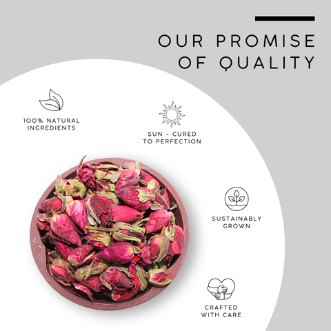 Fragrant Red Rose Buds | Floral Infusion