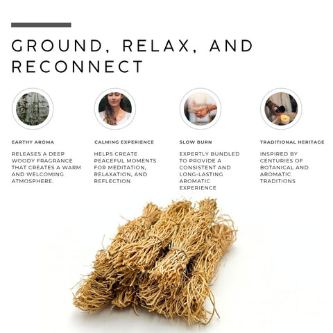 Vetiver Smudge Stick