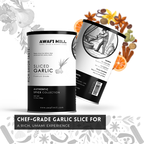 Dried Garlic Slices | Lahsun | Allium sativum