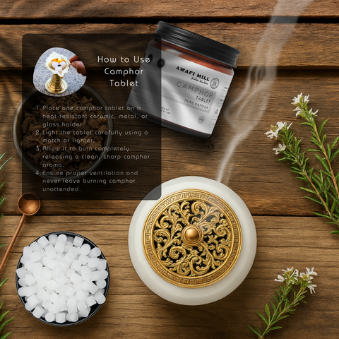Camphor Tablets | Pure Aromatic Camphor