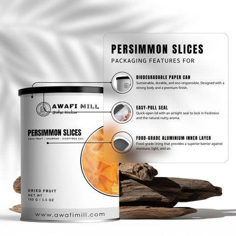 Persimmon Slices (Kaka Fruit / Khurman) - Diospyros Kaki