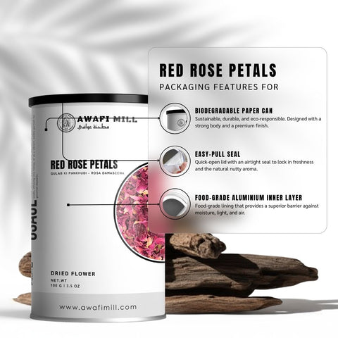 Red Rose Petals (Gulab ki Pankhudi) - Rosa Damascena
