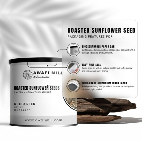 Roasted Sunflower Seeds (Salted, In-Shell) – Helianthus annuus