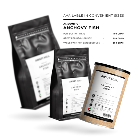Nethili (White Anchovies) - Stolephorus