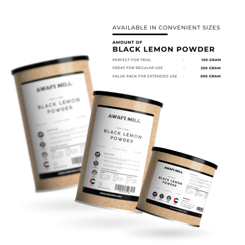 Black Lemon Powder | Dried Lime Powder