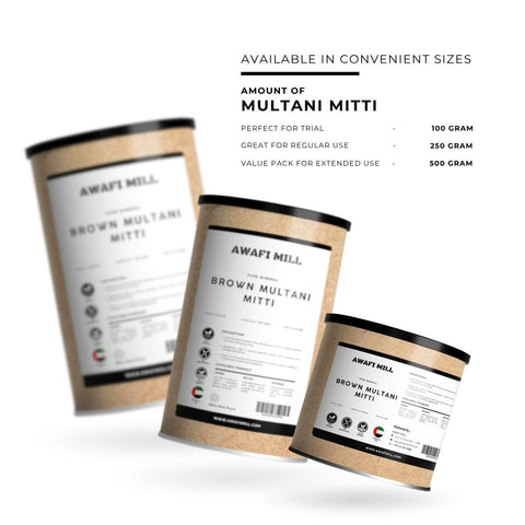 Multani Mitti Brown (Kali Mitti) - Brown Fuller’s Earth