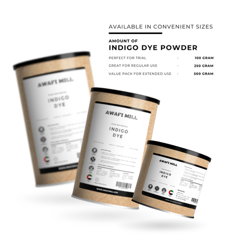 Indigo Dye Powder (Fine-Milled Wasma) - Indigofera Tinctoria