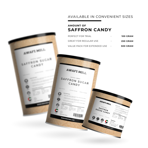 Saffron Sugar Crystal | Rock Candy