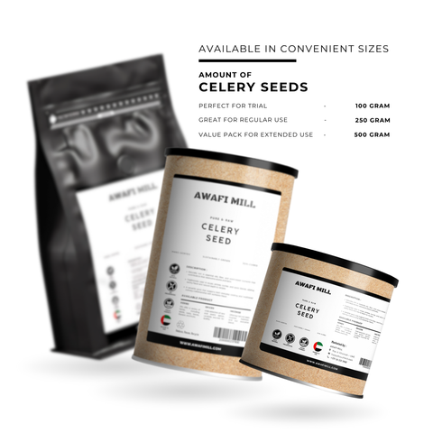 Celery Seeds (Ajmoda) – Apium graveolens