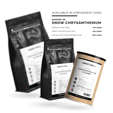 Kunlum Snow Chrysanthemum Flowers | Whole Buds