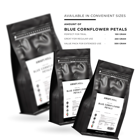 Blue Cornflower Petals | Centaurea Cyanus