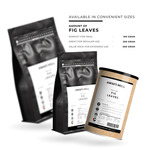 Fig Leaves (Anjeer Leaves) - Ficus Carica